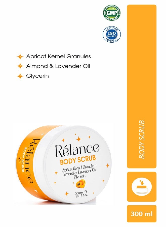 Relance Body Scrub with Apricot Kernel Granules, Almond, Lavender Oil, Glycerin, 300ml (10.14 fl oz) - Image 2